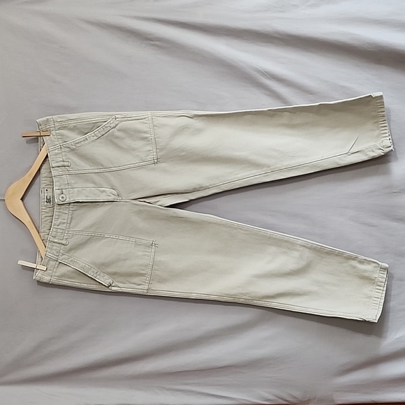 Women's American Eagle Outfitters Utility Pants, Khaki, Size 8, Pre-Owned - Picture 2 of 10